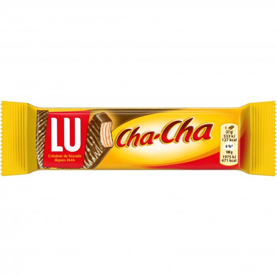Barre chocolatée Cha-Cha ( PAQUET DE 50 PIECES)