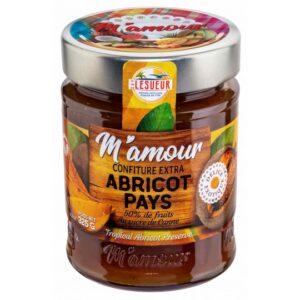 Confiture d'abricot pays M'Amour 325G