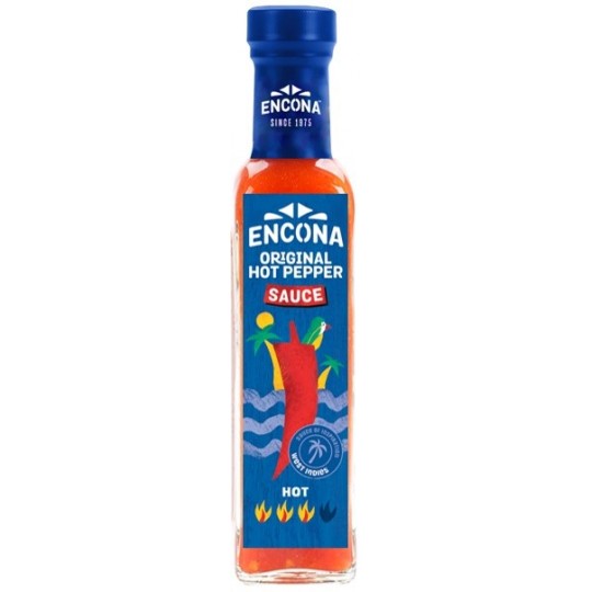 Original hot pepper sauce west indian Encona 142ml