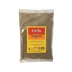 POIVRE NOIR MOULU ESPIG 100G