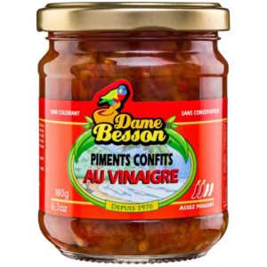 Piment confit Dame Besson Au Vinaigre 180G